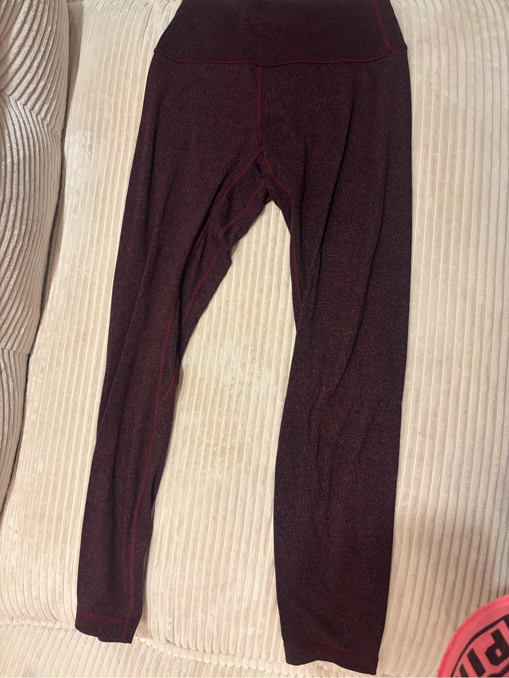 lululemon athletica Burgundy High-Waist Leggings